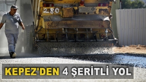 Kepez'den 4 şeritli yol