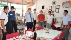 Kumluca'da korona denetimi