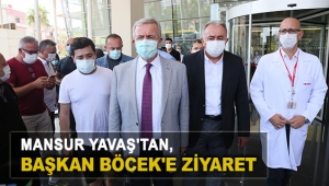 Mansur Yavaş'tan, Başkan Böcek'e ziyaret