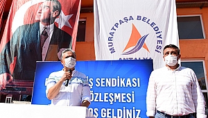 Muratpaşa’da sözleşme sevinci