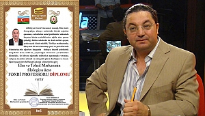 Ödüllü yazara Bakü’den profesörlük ünvanı