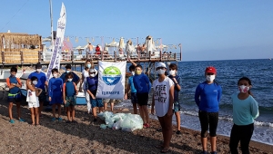 Örnekköy sahili temizlendi