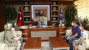 Rektör Özkan, Berna’yı ağırladı