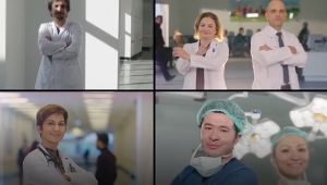 Sağlık çalışanları için şarkı besteledi