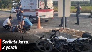 Serik'te kaza: 2 yaralı