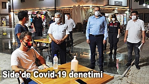 Side'de Covid-19 denetimi