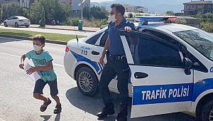 Sınava polis yetiştirdi