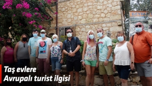 Taş evlere Avrupalı turist ilgisi