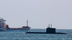 Türk denizaltısı, Antalya'dan ayrıldı