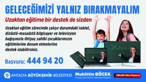 Uzaktan eğitime destek kampanyası