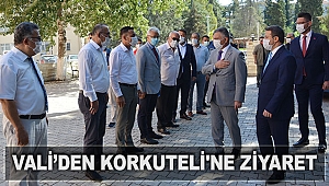 Vali’den Korkuteli'ne ziyaret