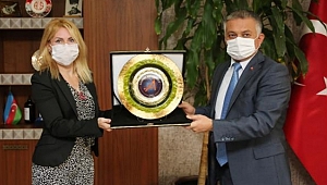 Vali Yazıcı'dan Rektör Özkan'a ziyaret