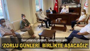 'Zorlu günleri  birlikte aşacağız'