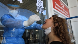 150 bin yolcuya  Covid-19 testi