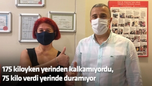 175 kiloyken yerinden kalkamıyordu, 75 kilo verdi yerinde duramıyor