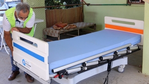 5 ilçede 7 hastaya yatak yardımı yapıldı