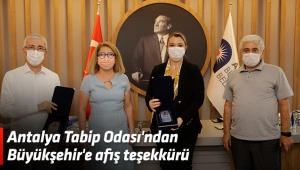 Antalya Tabip Odası'ndan Büyükşehir'e afiş teşekkürü