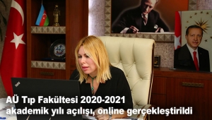 AÜ Tıp Fakültesi 2020-2021 akademik yılı açılışı, online gerçekleştirildi