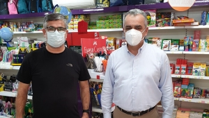 Başkan Esen alışverişte