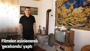 Filmden esinlenerek 'gecekondu' yaptı