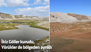 İkiz Göller kurudu, Yörükler de bölgeden ayrıldı