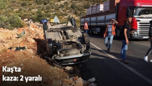 Kaş'ta kaza: 2 yaralı