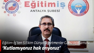 'Kutlamıyoruz hak arıyoruz'