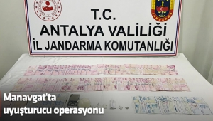 Manavgat'ta uyuşturucu operasyonu