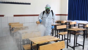 Okullar Nanofob ile  dezenfekte ediliyor