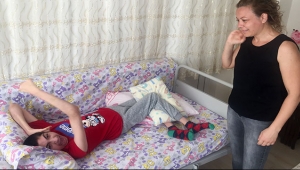 Parka götürmek için tekerlekli sandalye istiyor