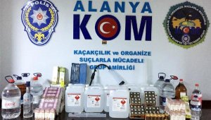 Sahte içki imalathanesine baskın