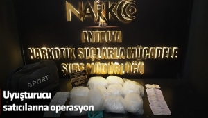 Uyuşturucu satıcılarına operasyon
