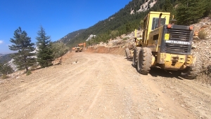 Yaylada yol çalışması