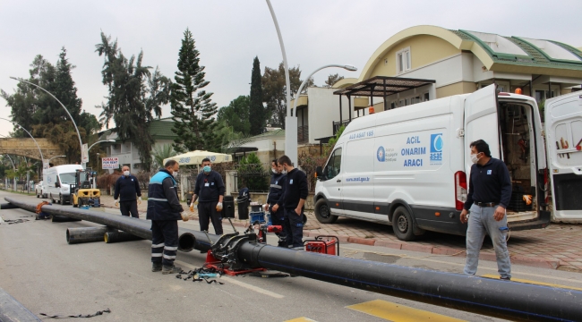 ASAT’tan Kemer'de içme suyu çalışması