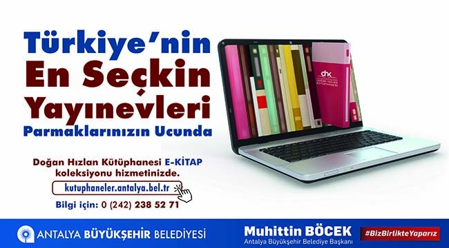 E-Kitap koleksiyonu okurlarını bekliyor