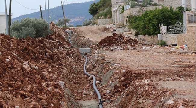 Kalkan’da alt yapıya bakım
