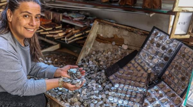 Define sandığındaki madeni paralar ilgi görüyor