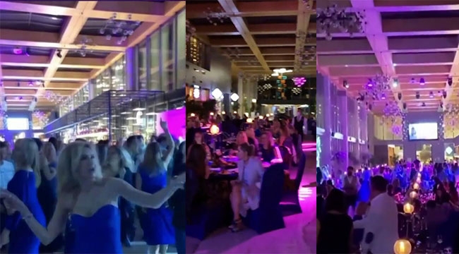 LÜKS OTELDE KORONAVİRÜSE RAĞMEN GALA GECESİ