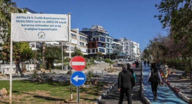 O yol artık 'OTOPARK'