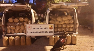 Adana'da 650 kilogram kaçak tütün ele geçirildi