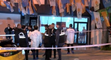 AK Parti'nin seçim bürolarının önünde silah sesleri duyuldu