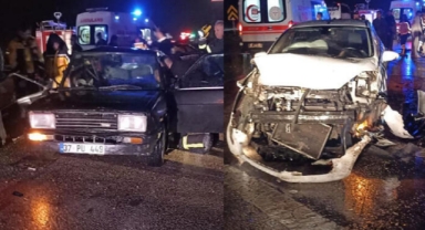 Amasya'da zincirleme kaza; karı- koca öldü, 8 yaralı