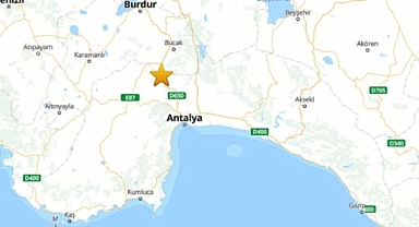 Antalya'da 4.1 büyüklüğünde deprem