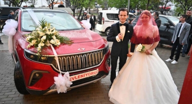 Bakan Varank söz verdi, Togg gelin arabası oldu