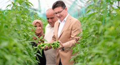 ÇİFTÇİLERDEN DESTEK İSTEDİ