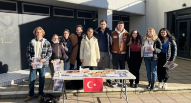 Depremzedeler için  yardım topladılar