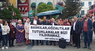 Gözaltılara  tepki eylemi