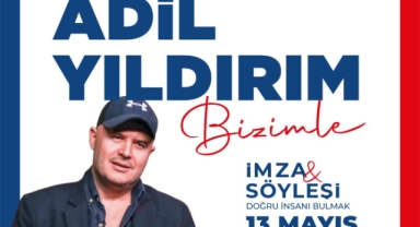 Önce söyleşi, ardından imza