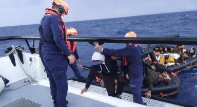 59 düzensiz göçmen kurtarıldı