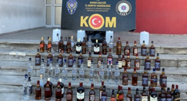 Adana'da sahte içki ve kaçakçılık operasyonunda 9 şüpheli yakalandı